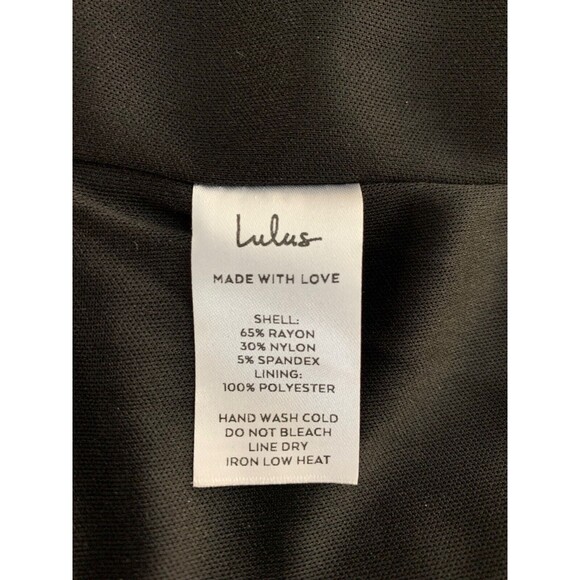 Lulu's Women's size S Black So Good Cut Out Sleeveless Bodycon Dress - Picture 11 of 11